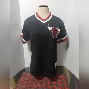 Mitchell and Ness Chicago Bulls Vneck Jersey